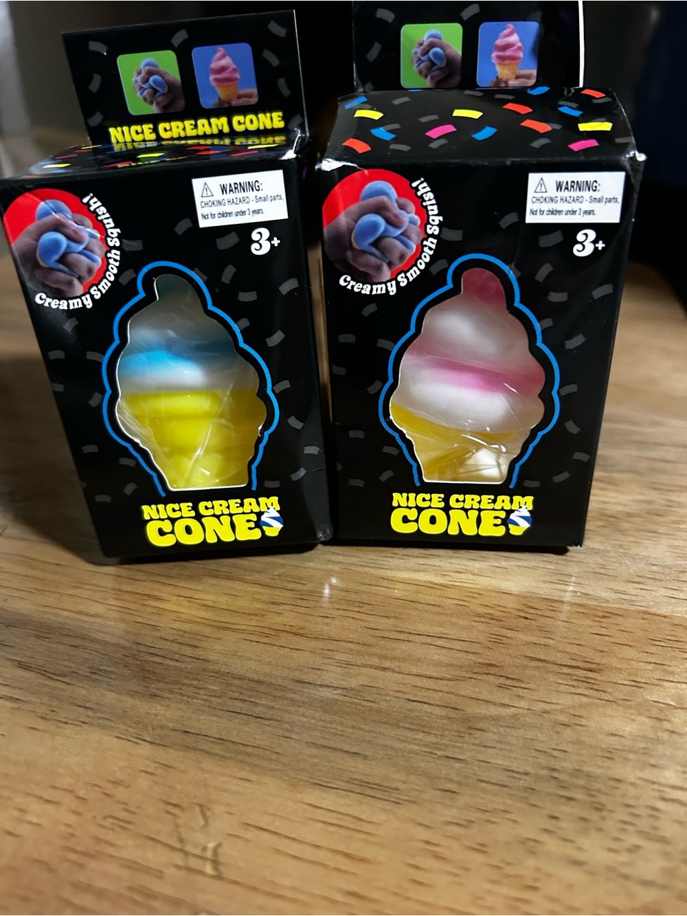 Ice Cream Squeeze Squishy, Ice Cream Cone Stress Relief Sensory Toy